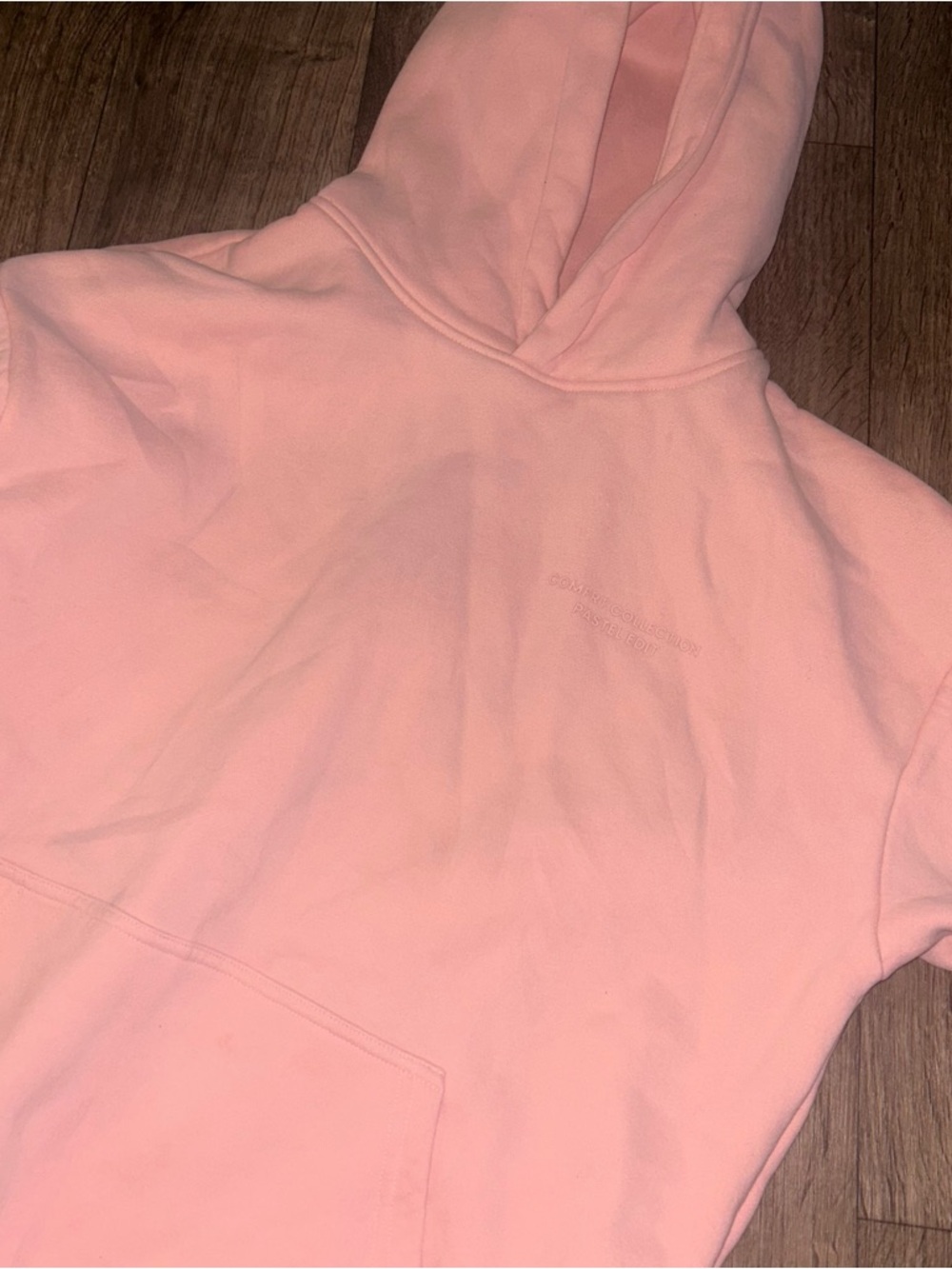 Comfrt Soft Pink Pullover Hoodie